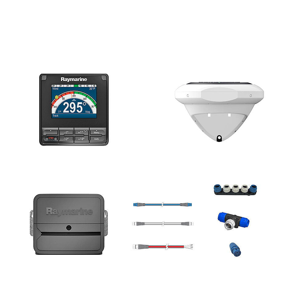 Raymarine Evolution EV-400 Sail autopilotpakke med p70s kontroller ACU-400 EV-1 forfra