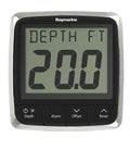 Raymarine i50 dybdemåler med P319 gjennomskrogssvinger 12V forfra