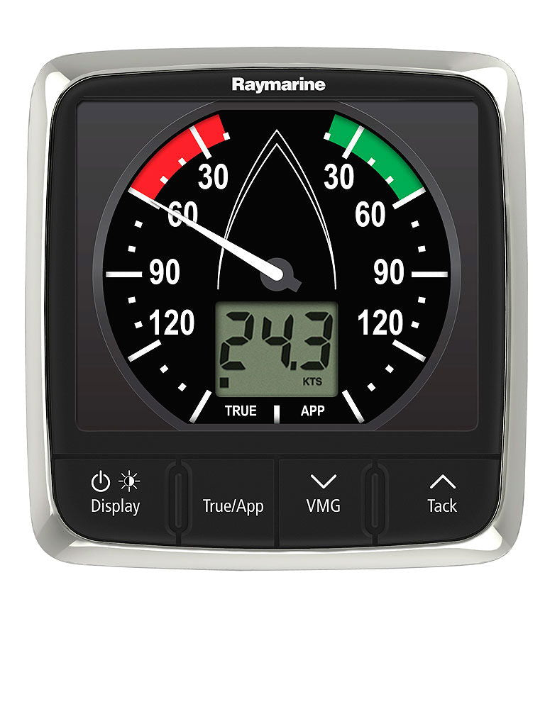 Raymarine i60 vindinstrument med giver forfra