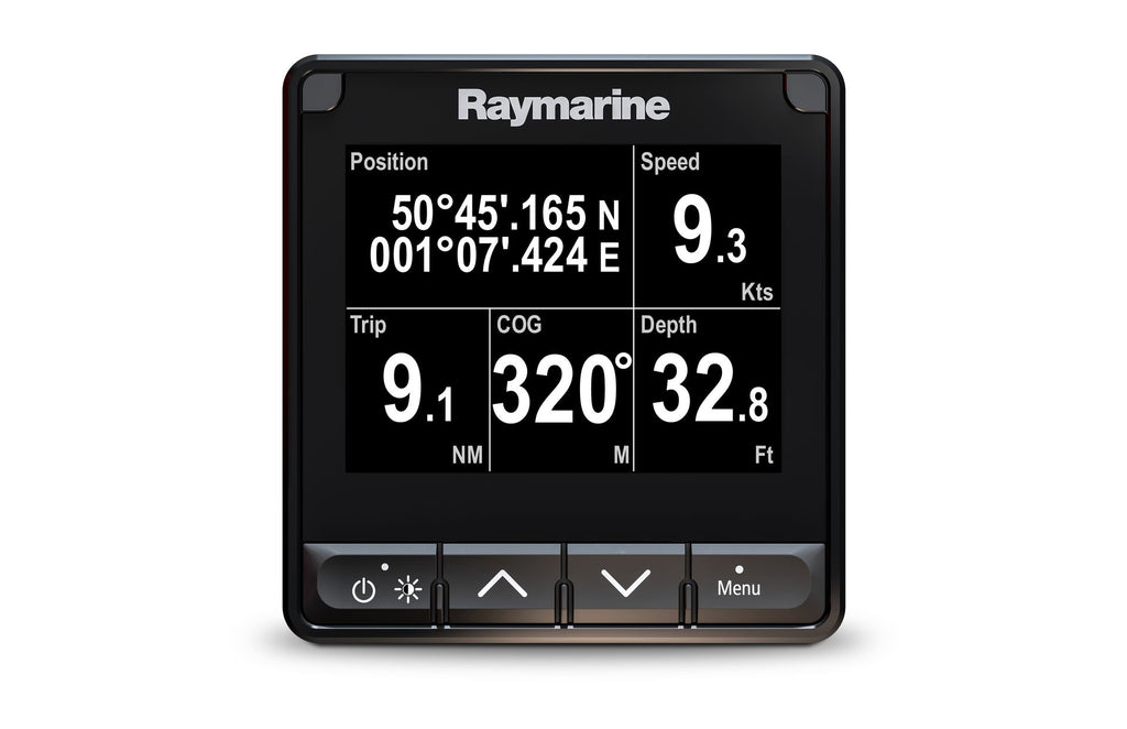 Raymarine i70 multifunksjonsinstrument 4,1" LCD detalj av knappesett