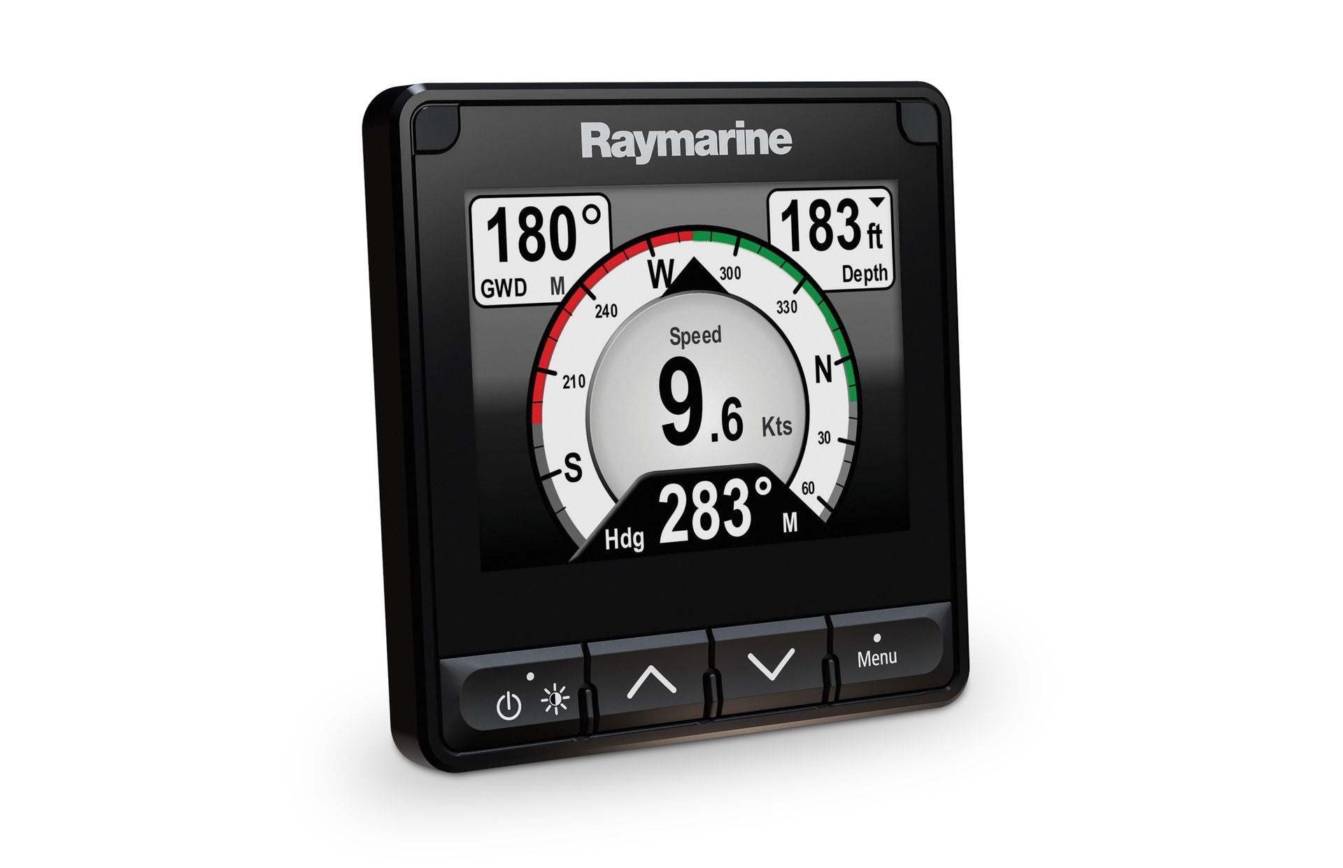 Raymarine i70 multifunksjonsinstrument 4,1" LCD nærbilde av skjerm