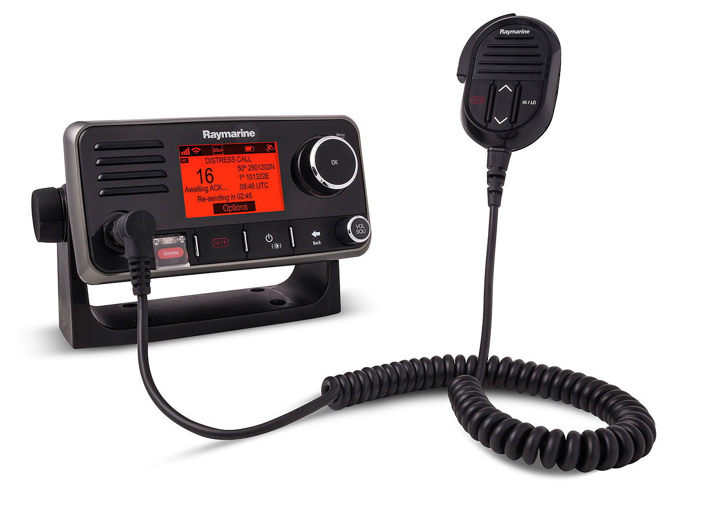 Raymarine Ray63 stasjonær VHF forfra