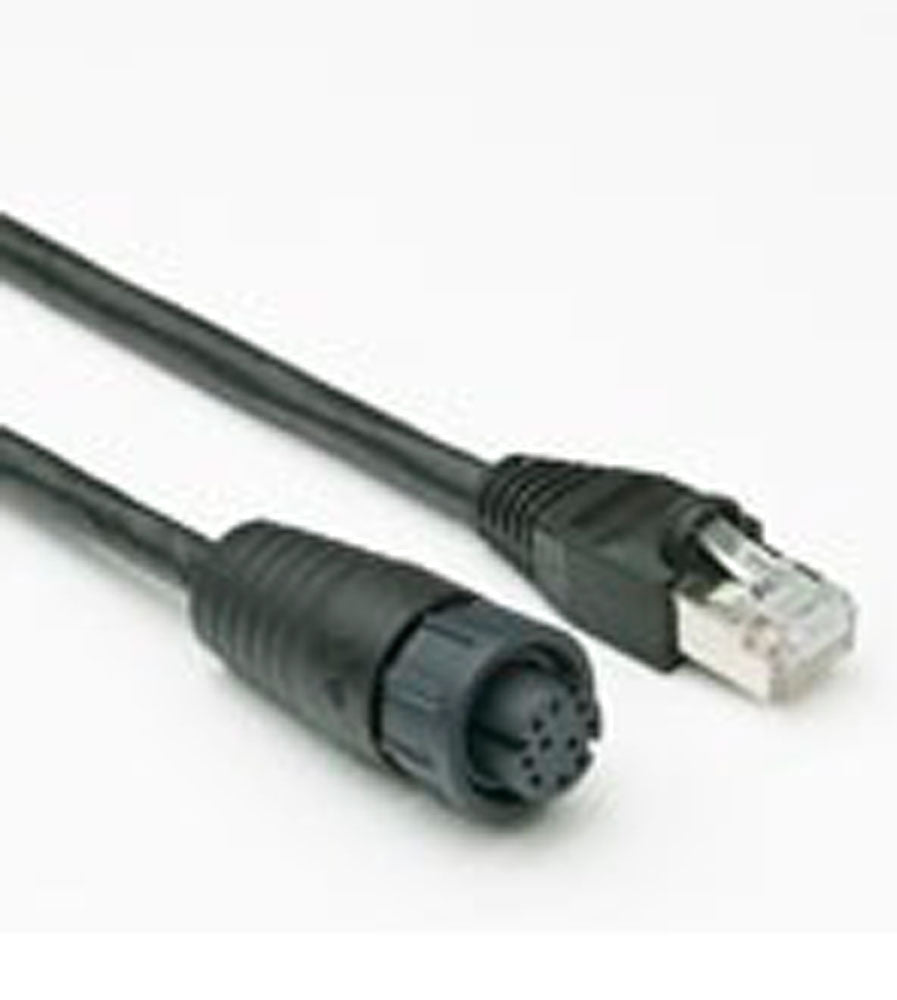 RayNet til RJ45-kabel 1 m nettverkstilkobling forfra