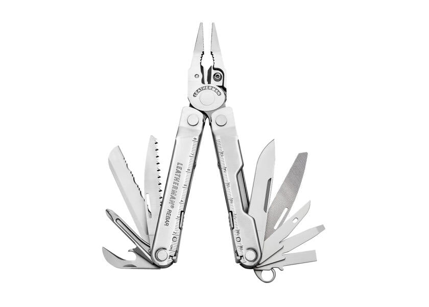 REBAR multitool 17 verktøy - Leatherman forfra
