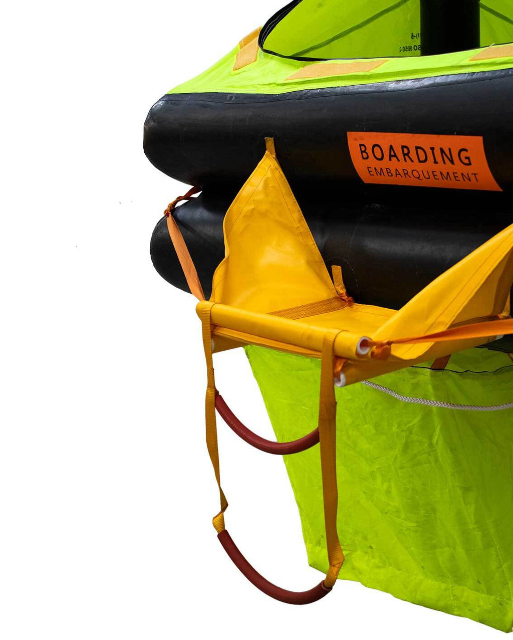 Redningsflåte coastal 4 personer 30 kg i bæreveske montert