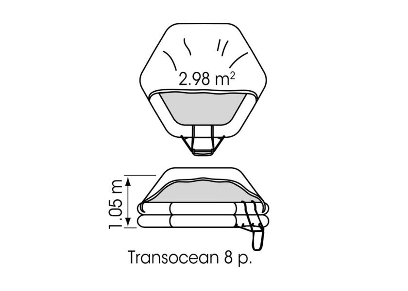 Bruksanvisning for Redningsflåte TRANSOCEAN OSR ISO 9650-1