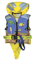 Redningsvest barn Chico 150N 30-40 kg med skrittstropp forfra