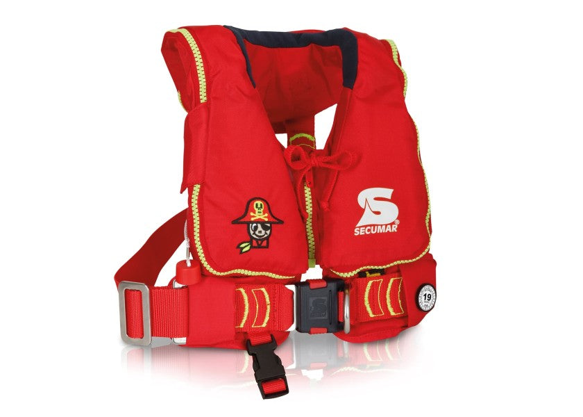 Redningsvest barn MINI DUO PROTECT 90N 15-30 kg - SECUMAR forfra