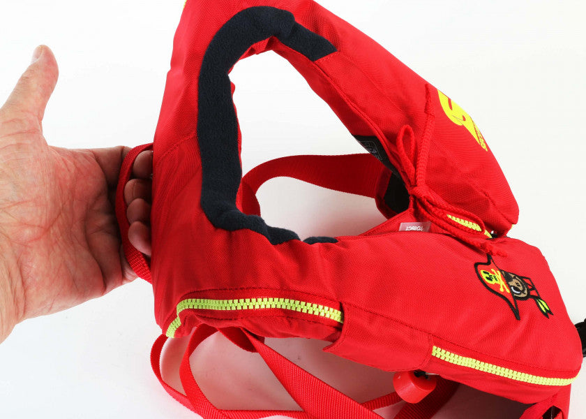 Nærbilde av lukking på redningsvest barn MINI DUO PROTECT 90N 15-30 kg - SECUMAR