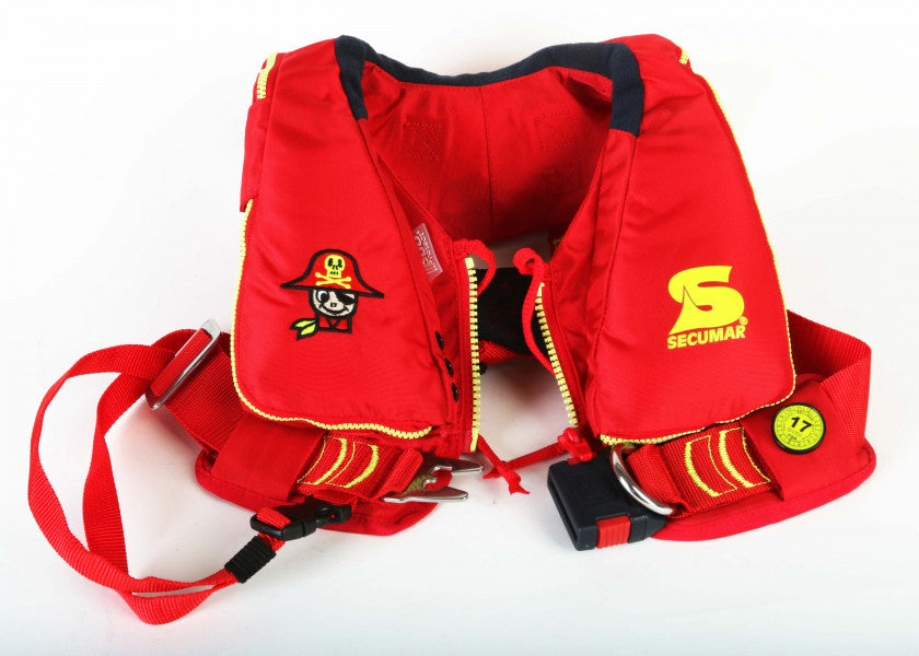 Signalfløyte på redningsvest barn MINI DUO PROTECT 90N 15-30 kg - SECUMAR