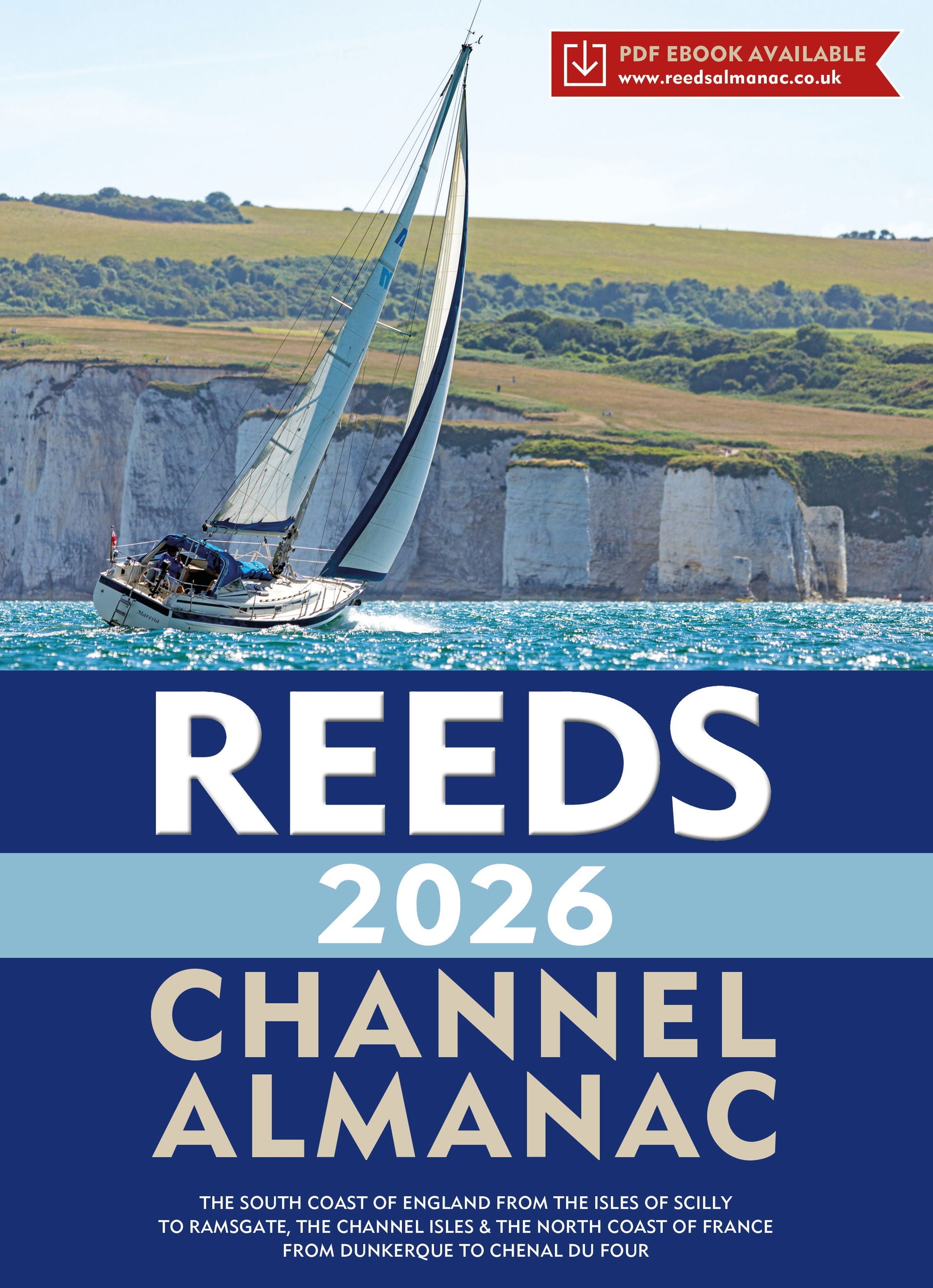 Reeds Channel Almanac 2026 revierguide Den engelske kanal forside