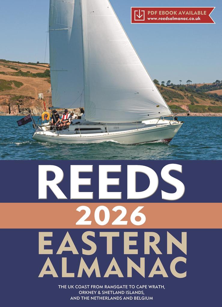 Reeds Eastern Almanac 2026 havneguide Nordsjøen forside