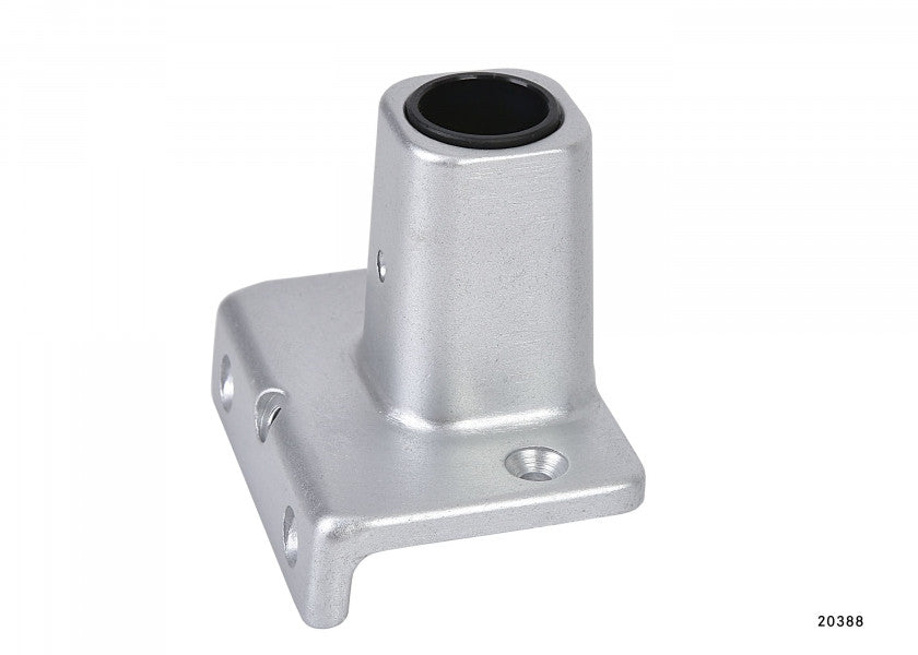 Relingfot aluminium for skansekledning 25 mm - BAVARIA front