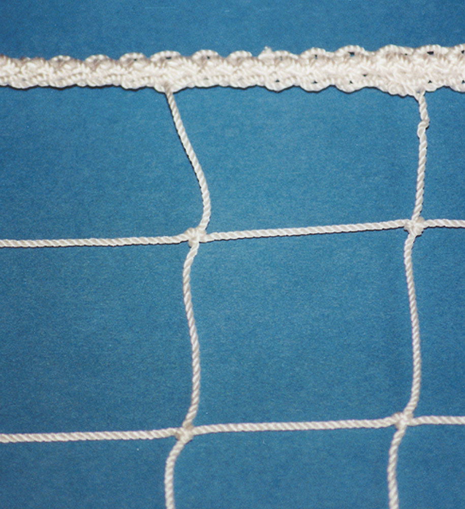 Relingsnett knyttet nylon hvit 60 cm x 30 m detalj