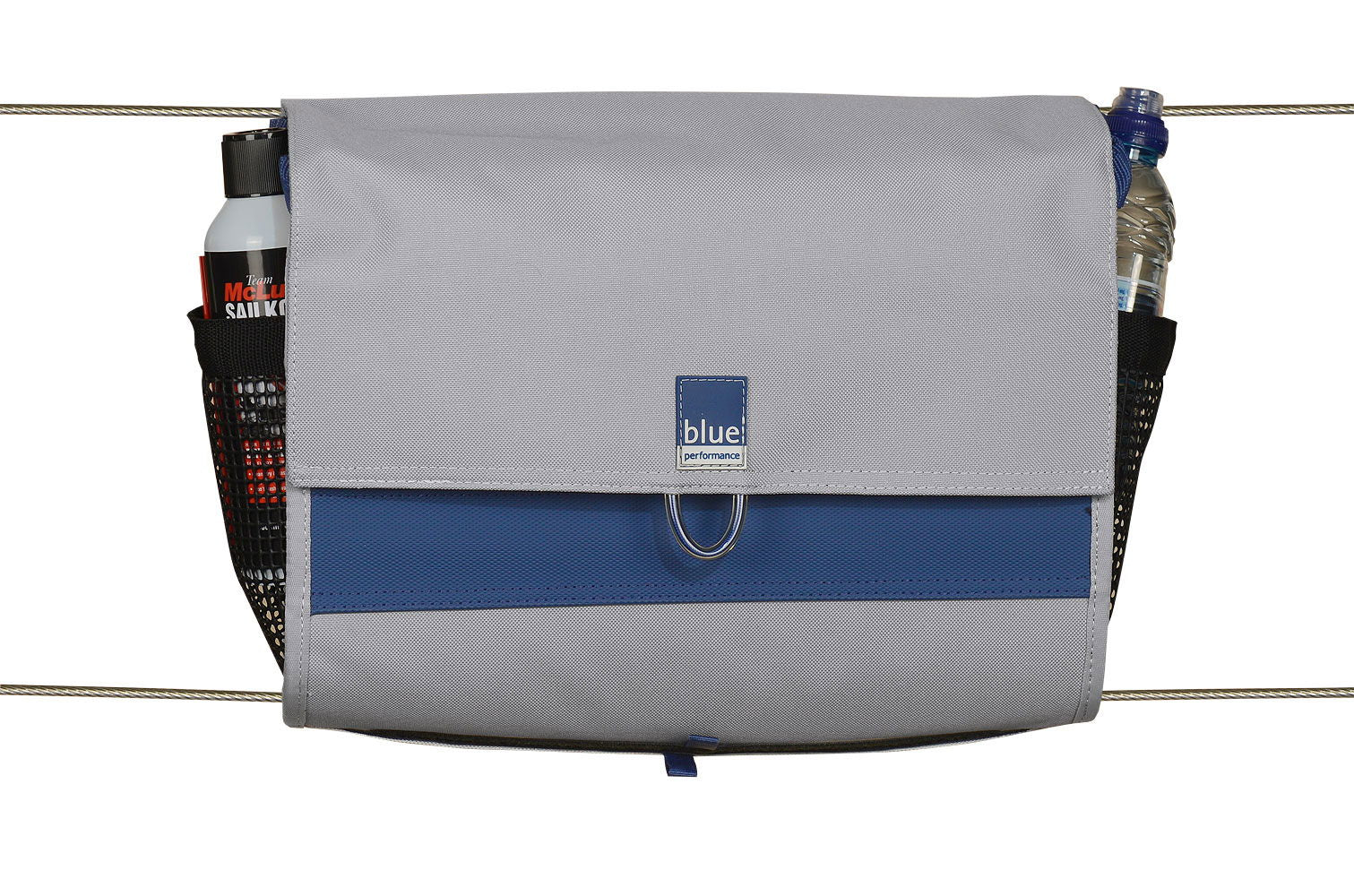 Relingveske Deluxe 400x300x200 mm ripstop nylon Blue Performance forfra
