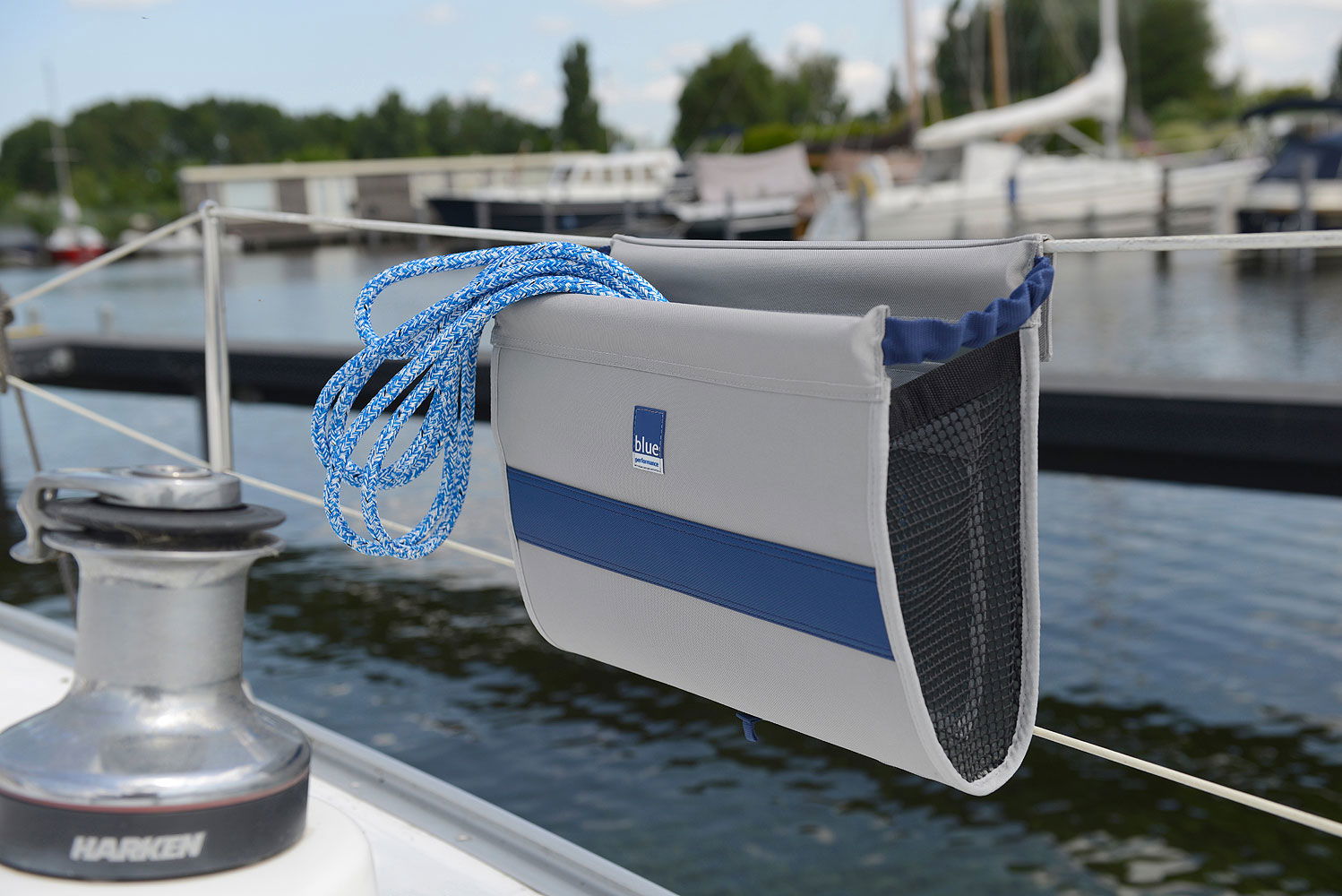 Relingveske ripstop vannavvisende - Blue Performance forfra