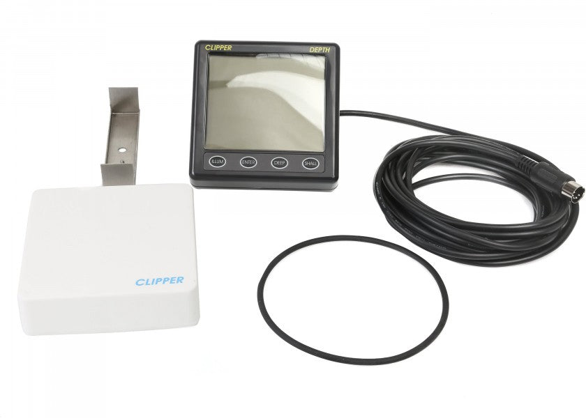 Repeater for CLIPPER dybdemåler med 4,8 m kabel 12V - NASA bakside