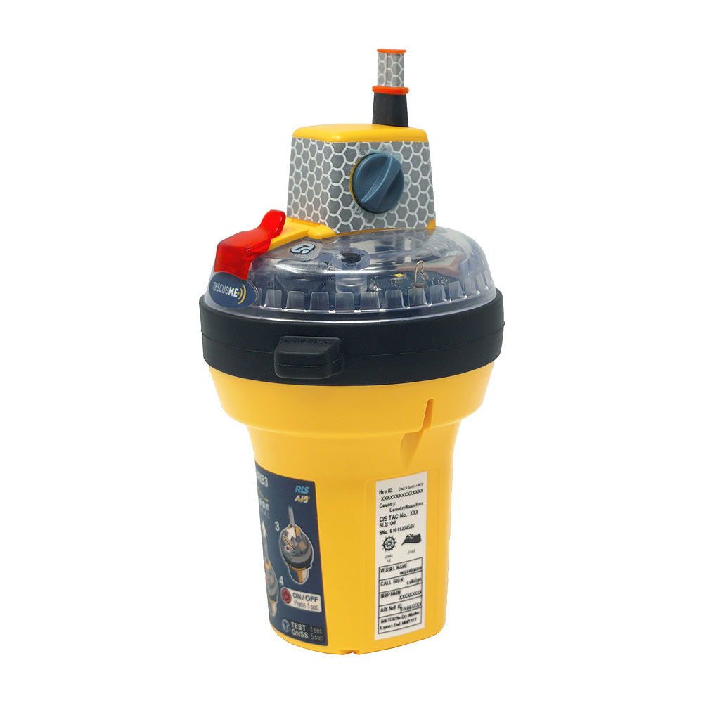 rescueME EPIRB3 nødpeilesender bakside