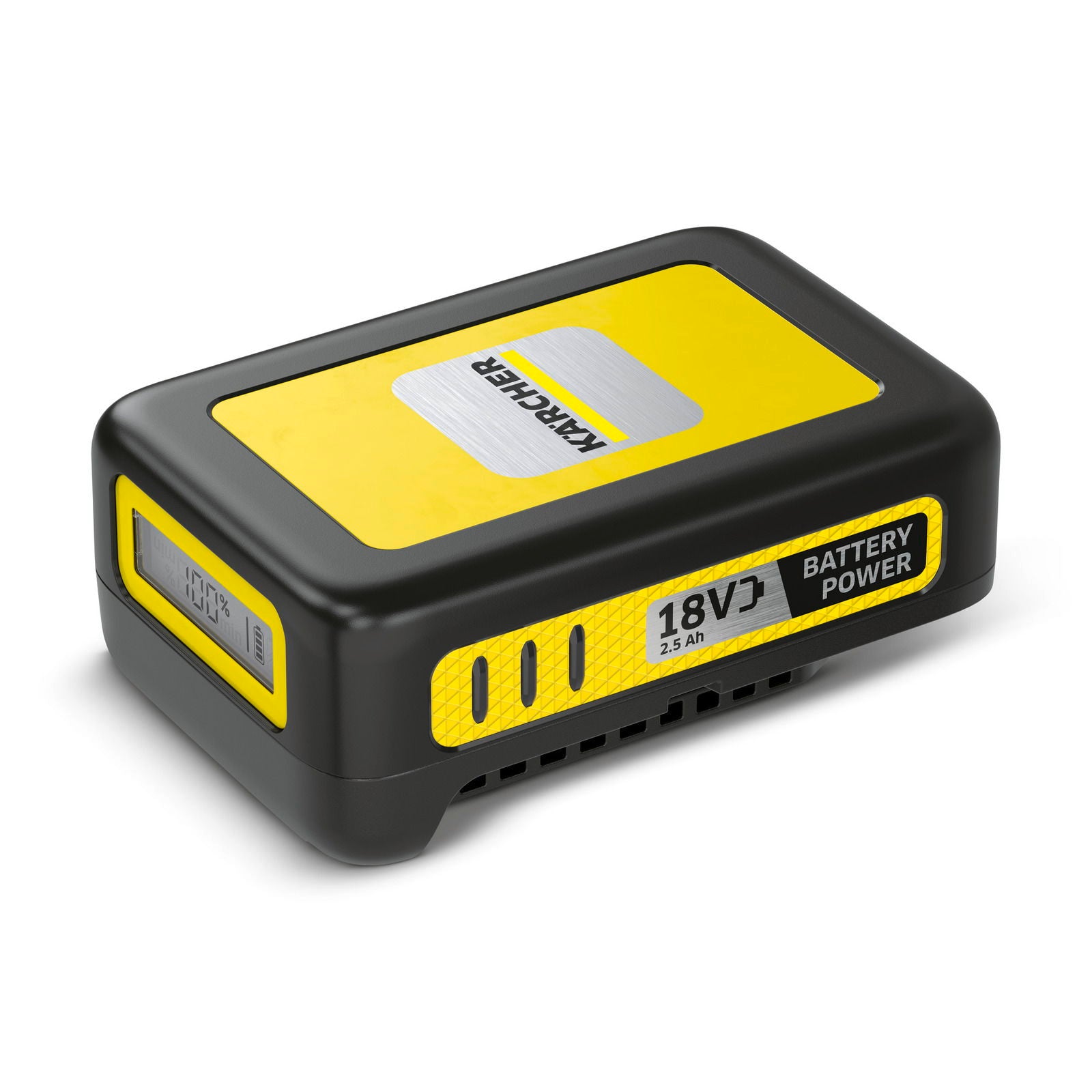 Reservebatteri 18 V 2,5 Ah litium-ion for høytrykkspyler - Kärcher forfra