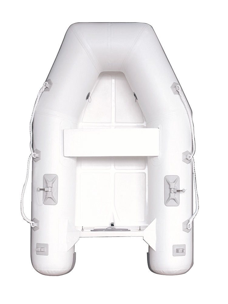 RIB gummibåt med glassfiberbunn 185 cm 2 personer maks 4 hk forfra