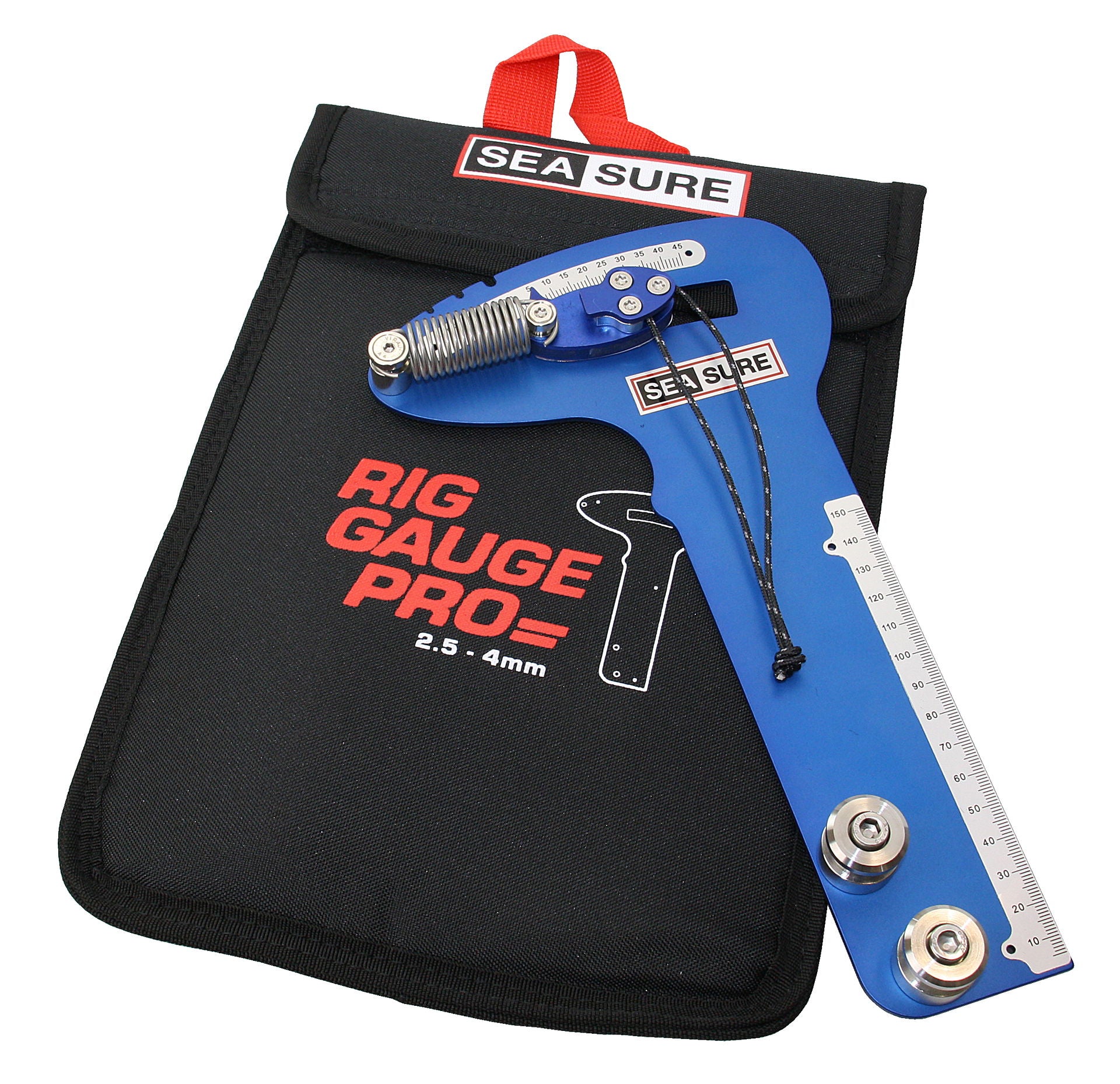 Rigg-spenningsmåler RIG Gauge PRO for vant 2,5-4,0 mm fra Sea Sure forfra