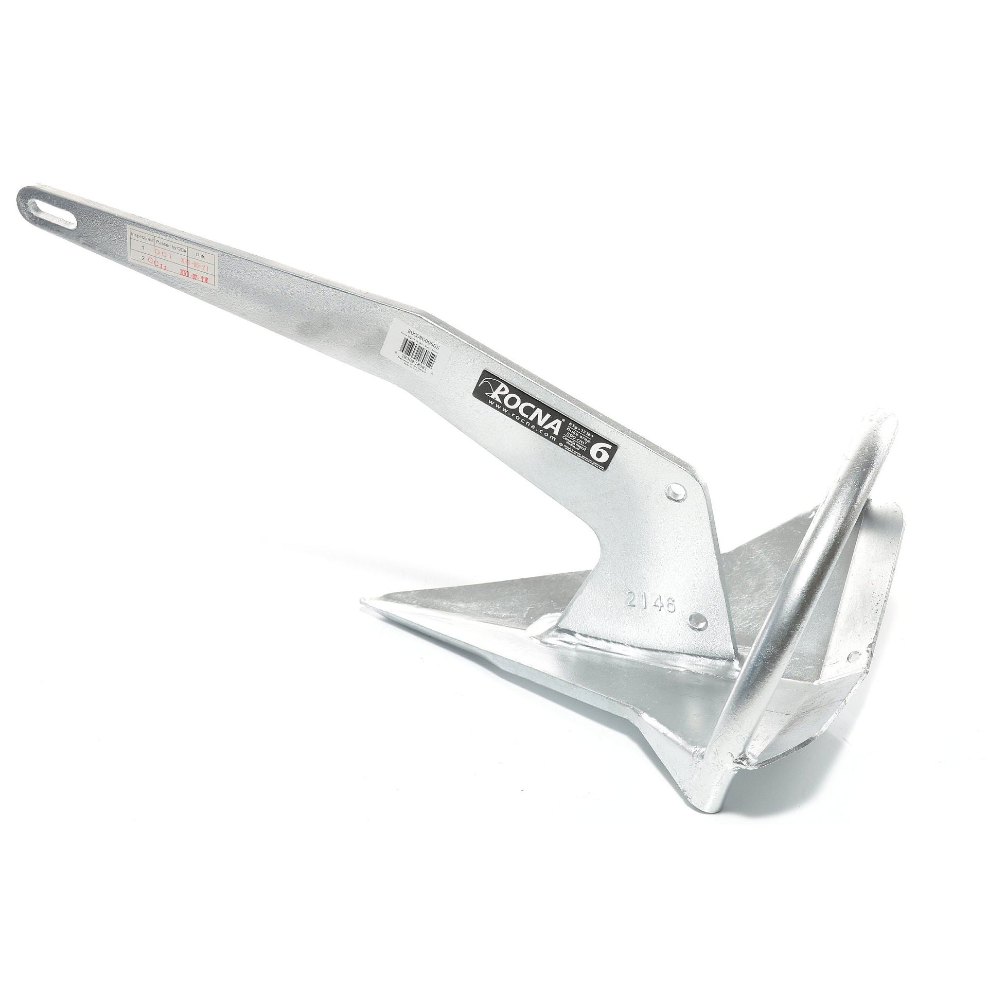 Oversikt over Rocna anker galvanisert 4 kg 547 mm