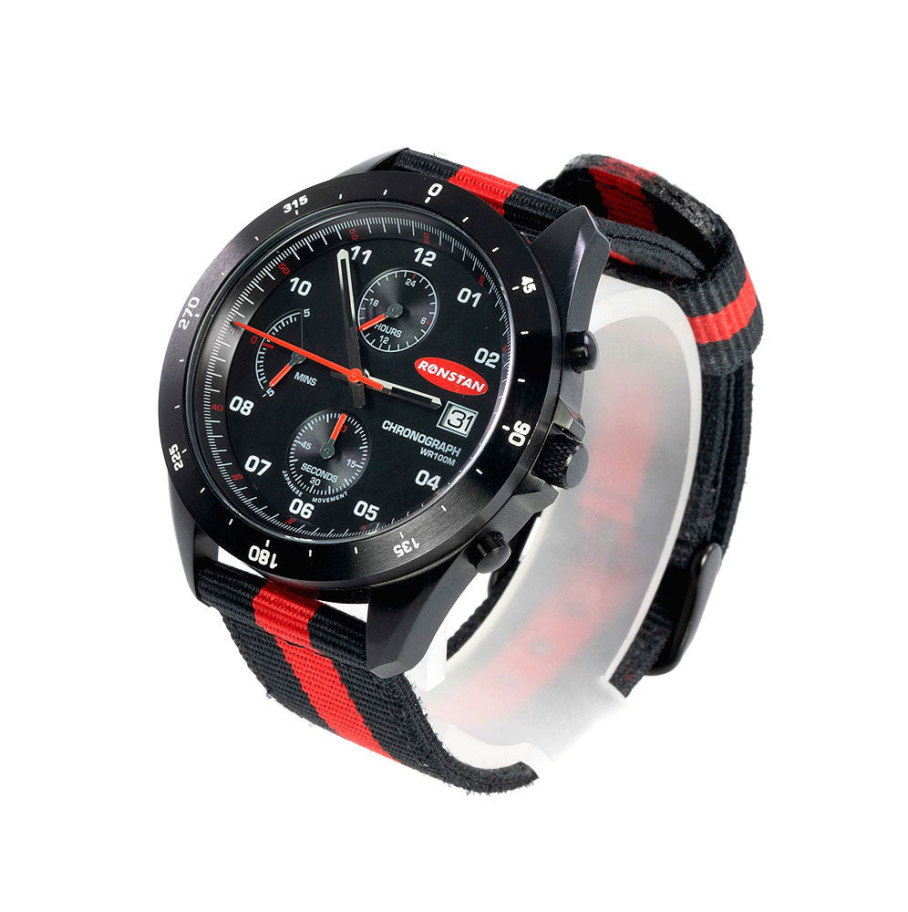 Ronstan ClearStart analog armbåndsklokke bakside med lenke