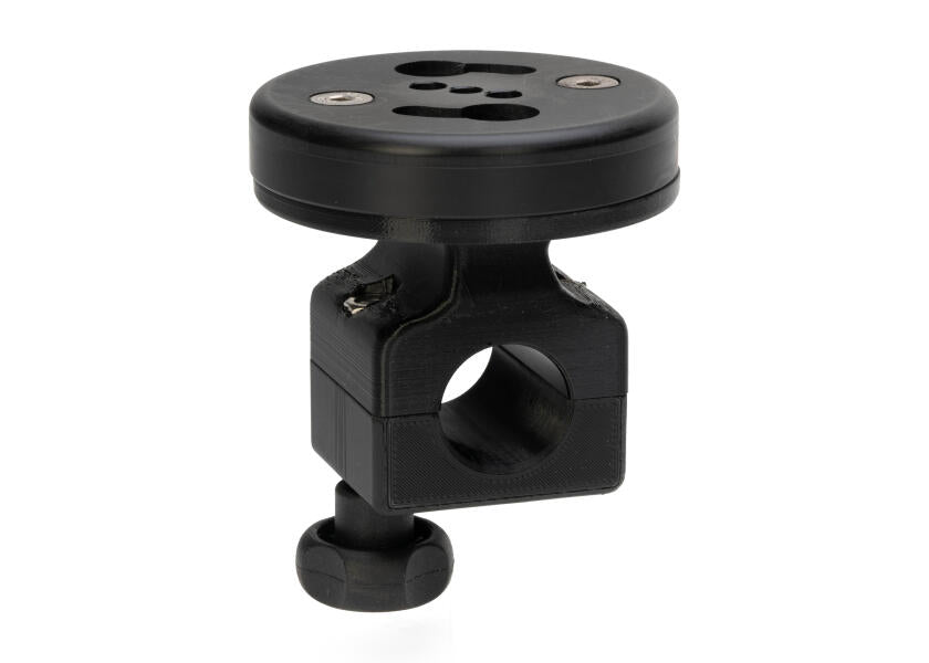 Rørfeste med klemme for måkejager 22-30 mm - SWI-TEC forfra