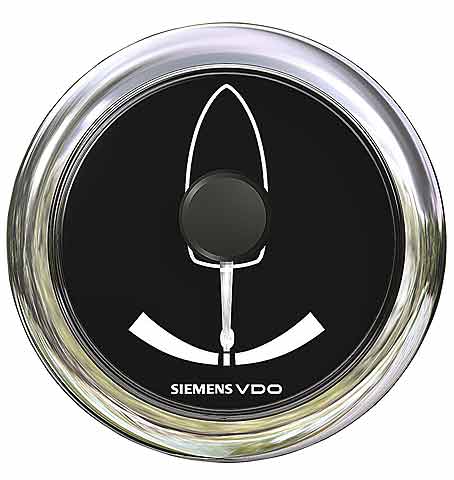 Rorindikator 52 mm hvit - VDO for presis rorvisning