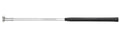 Rorkultforlenger aluminium 60-140 cm 16 mm metallledd fra forfra