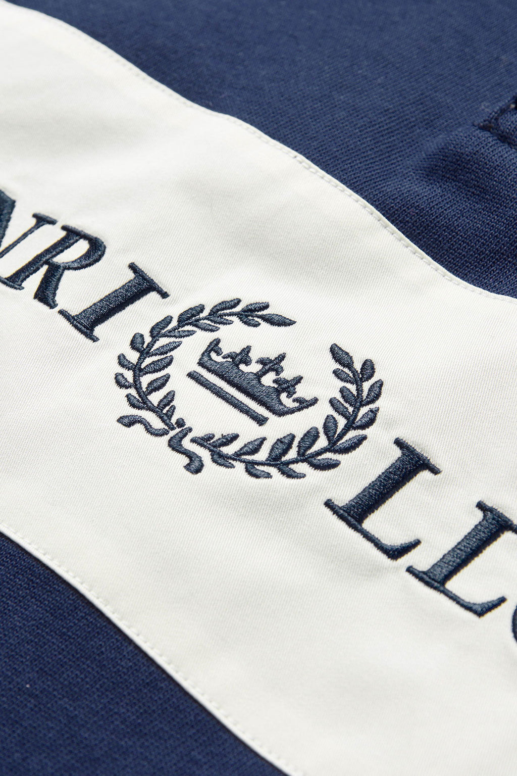 Rugbyskjorte 100 % økologisk bomull klassisk stil bakside