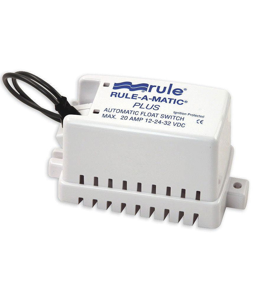 Rule-A-Matic Plus flottørbryter for lensepumpe maks 20 A forfra