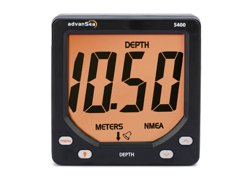 S400 ekkolodd 12V uten svinger NMEA 0183 - ADVANSEA forfra