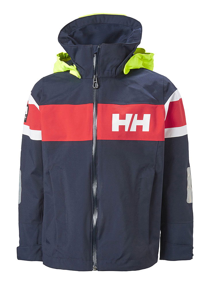 Salt 2 junior seiljakke vanntett 10 000 mm vannsøyle forfra