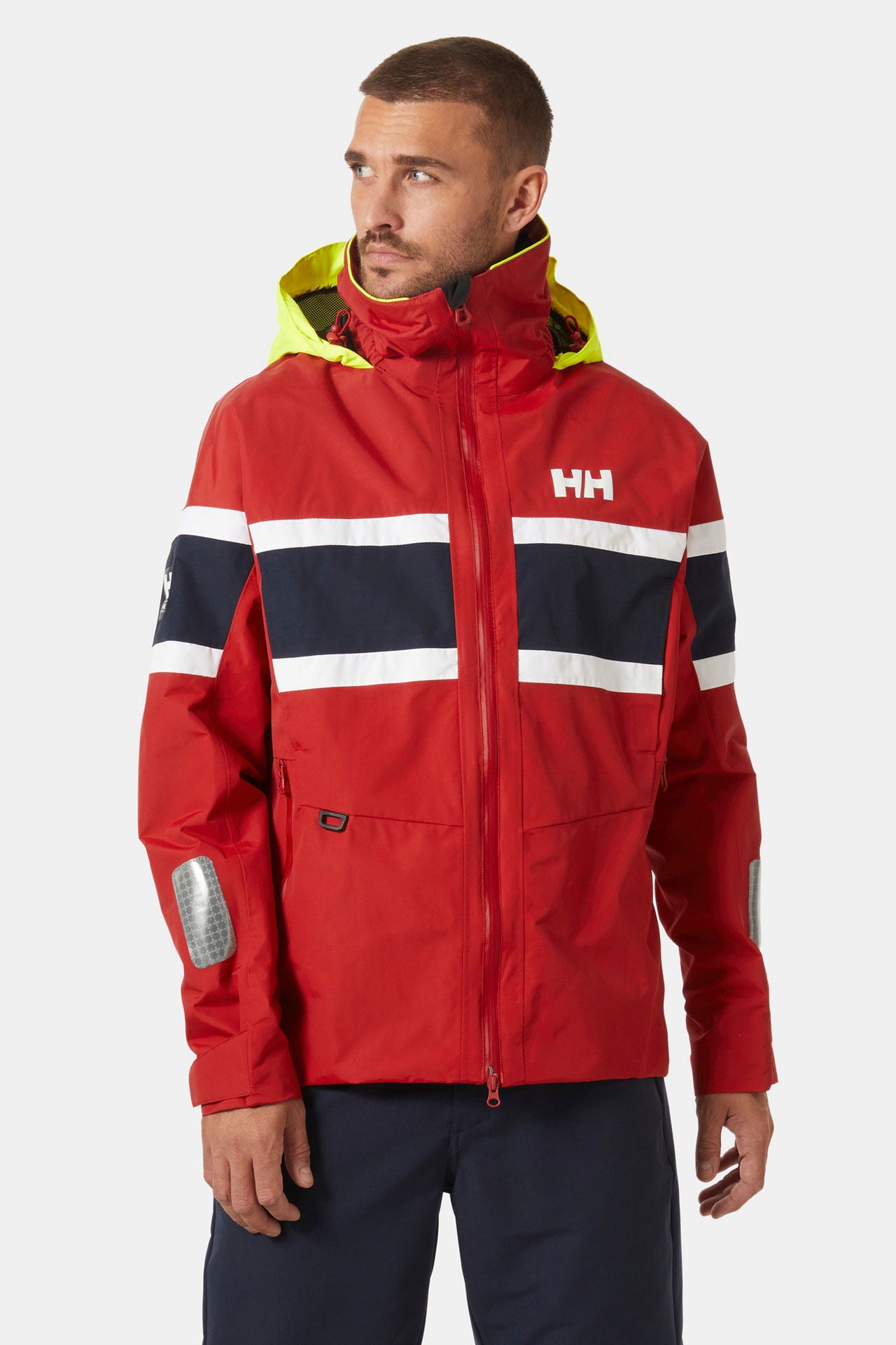 Salt Original seiljakke 2-lags Helly Tech vanntett lomme detalj