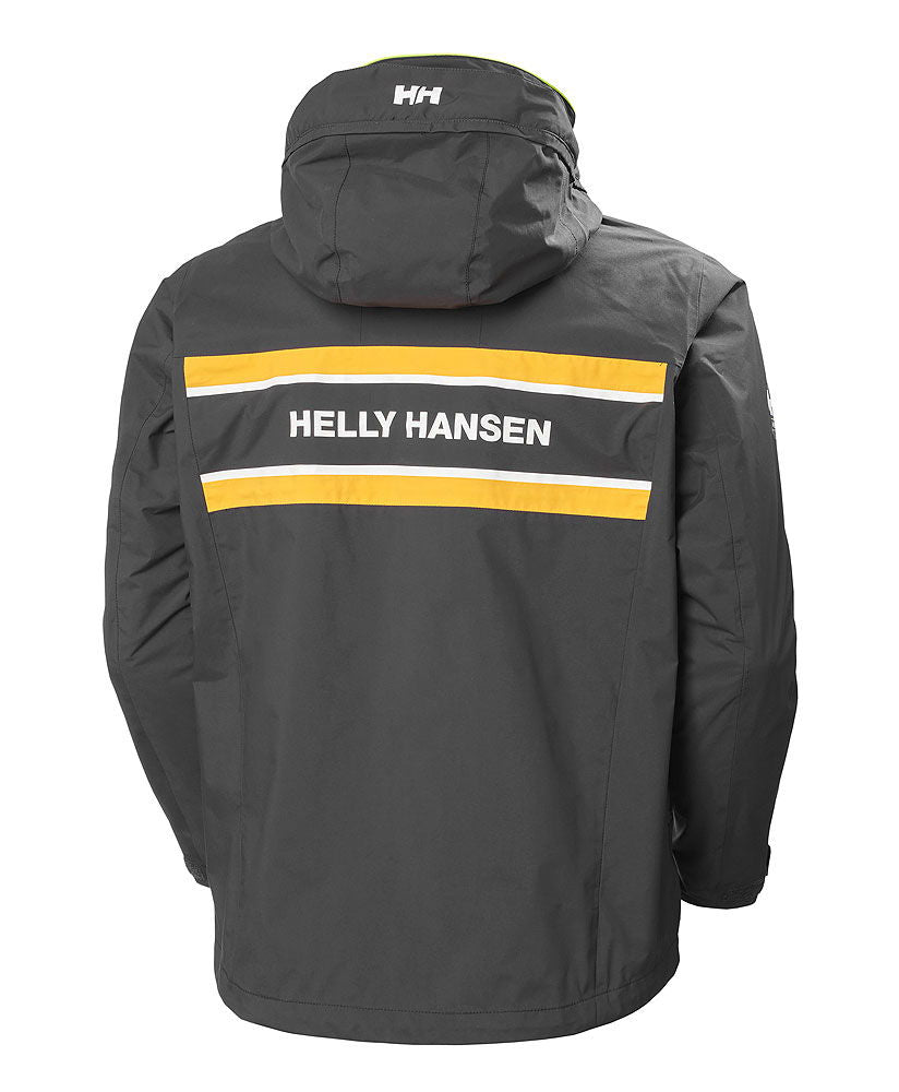 Saltholm herrejakke vanntett HELLY TECH 15000 mm bakside