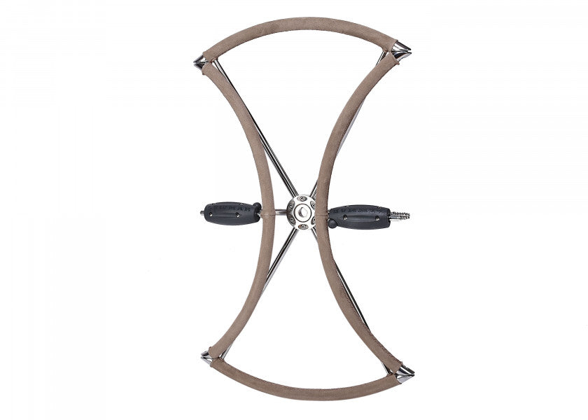 Sammenleggbart ratt rustfritt stål med lær for seilbåt Lewmar detalj