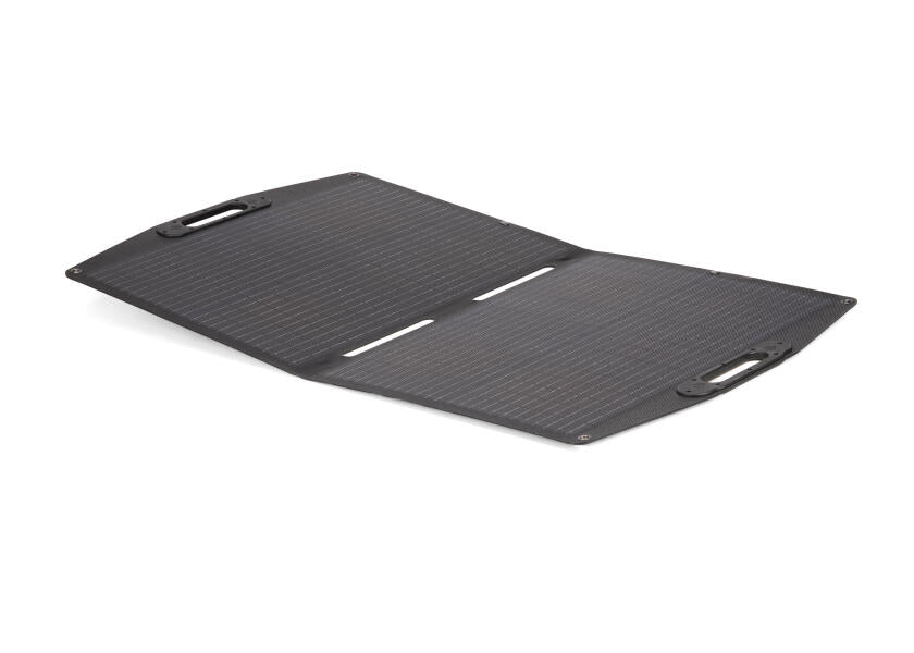 Sammenleggbart solcellepanel 100 W 12 V 23 % virkningsgrad i bruk