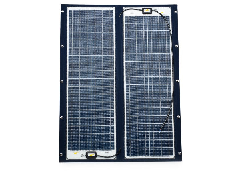 Sammenleggbart solcellepanel 120 W 1106 x 826 mm for bimini - SUNWARE forfra