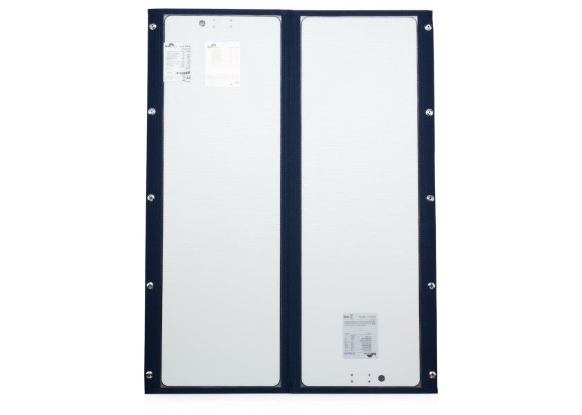 Sammenleggbart solcellepanel 120 W 1106 x 826 mm for bimini - SUNWARE montert på båt