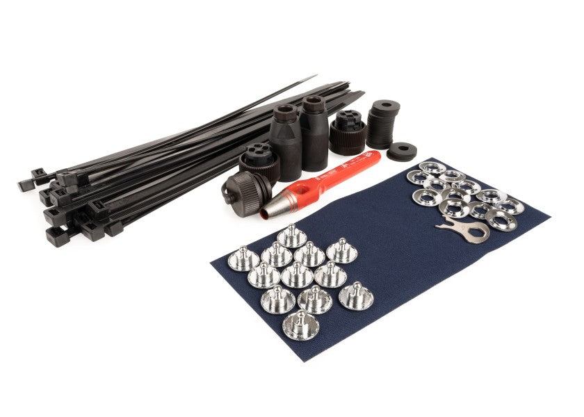 Montert sammenleggbart solcellepanel 180 W 929 x 1590 mm for bimini - SUNWARE på båt