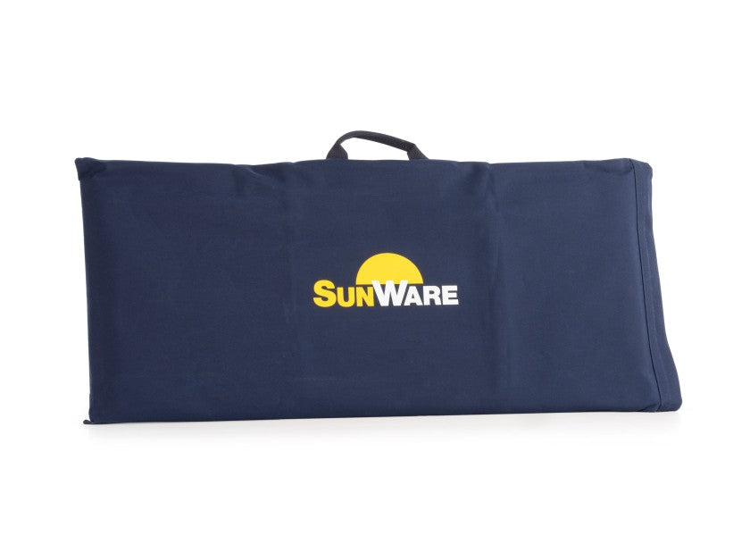 Detalj av tilkobling på sammenleggbart solcellepanel 180 W 929 x 1590 mm for bimini - SUNWARE