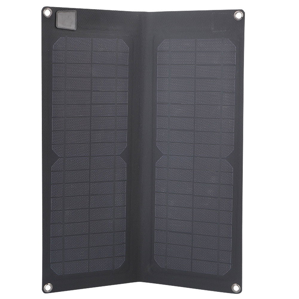 Sammenleggbart solcellepanel 20 WP 38x52 cm krystallinsk silisium Compass for miljøvennlig strøm