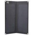 Sammenleggbart solcellepanel 20W krystallinsk silisium 38x52 cm forfra