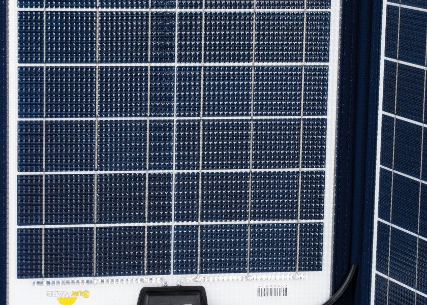 Sammenleggbart solcellepanel 240 W 1164 x 1590 mm for bimini montert på båt