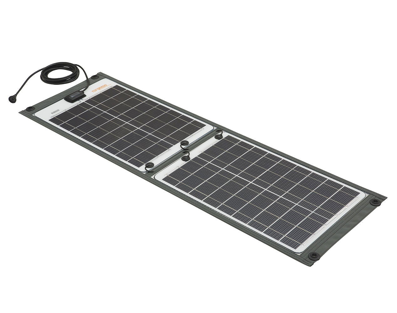 Sammenleggbart solcellepanel 50 W vanntett for Travel-serien - Torqeedo forfra