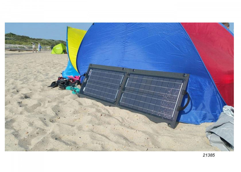 Montert sammenleggbart solcellepanel 60 W 1265 x 439 mm 12V - SUNWARE