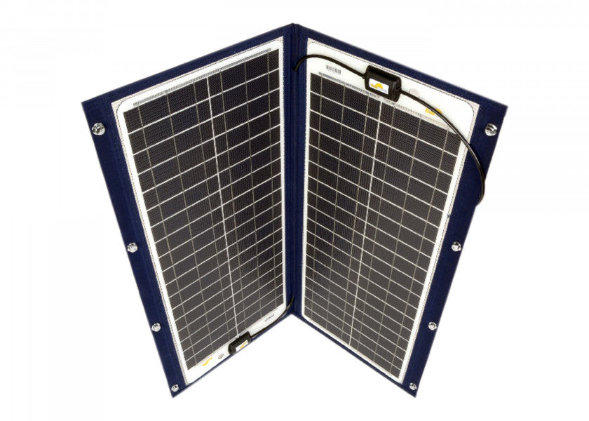 Sammenleggbart solcellepanel 90 W 873 x 826 mm for bimini bakside