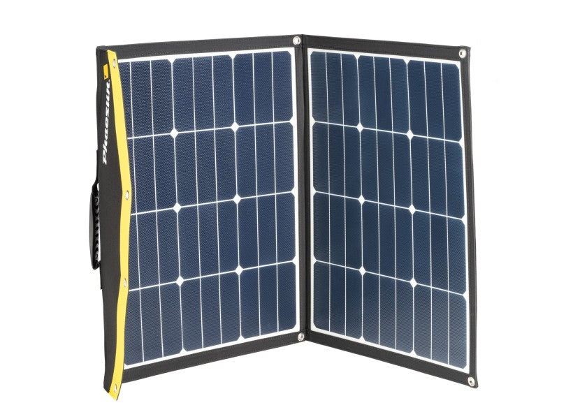 sammenleggbart solcellepanel fly weight premium 90 w phaesun bakside