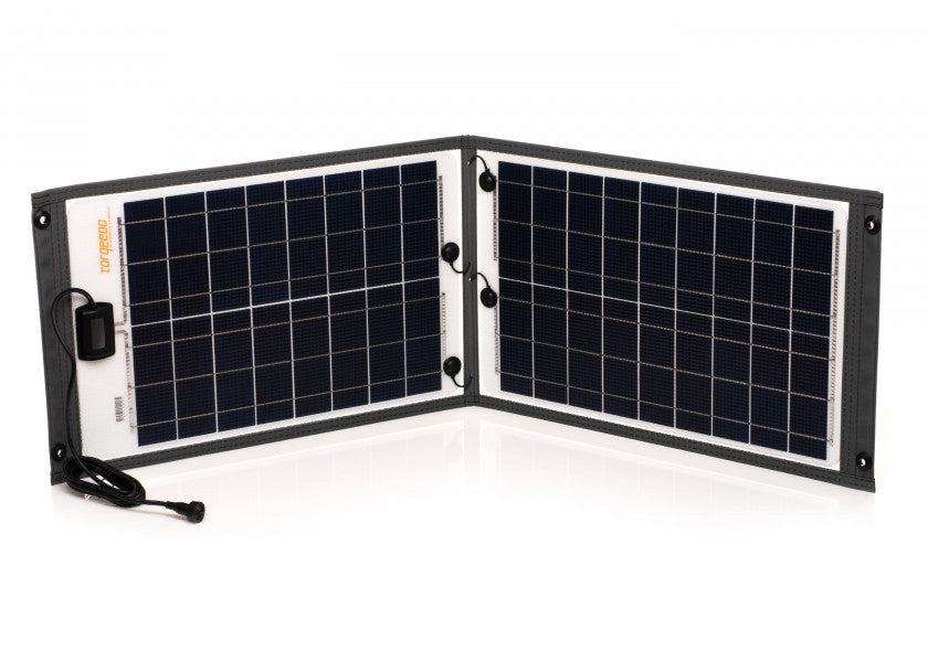 Sammenleggbart solcellepanel SUNFOLD 60 W forfra